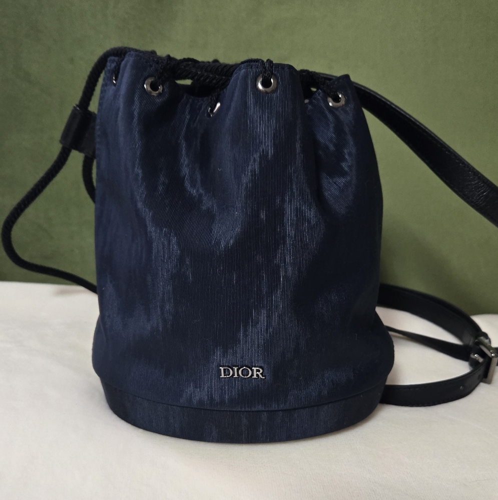 Authentic Dior Drawstring Bucket Bag - Picture 1 of 6